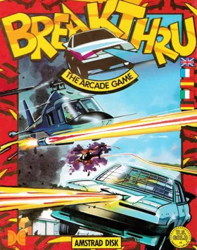 Breakthru (G) (1990) (Version Basic 1.1) [PC Amstrad International] box cover front